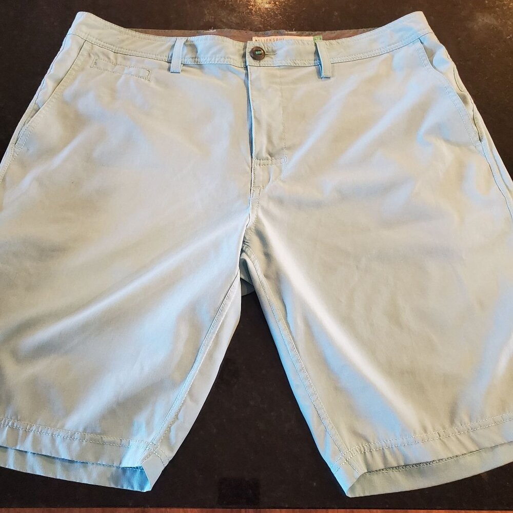 Linksoul Mens Light Blue Golf Shorts Size 36 Cotton Blend Casual Wear